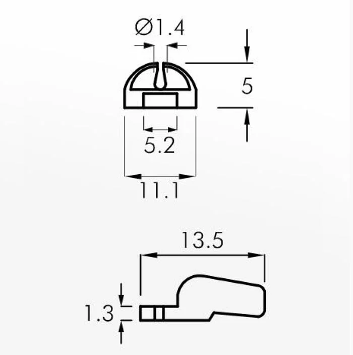 Çarık Kılavuzlar — teknik çizim
