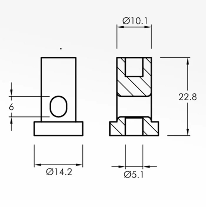 Kanca Kılavuzlar — teknik çizim