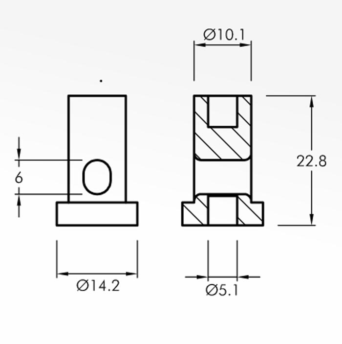 Hook Guides — technical drawing
