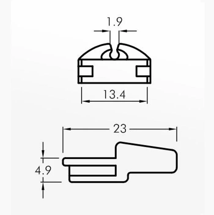 Slipper Guides — technical drawing