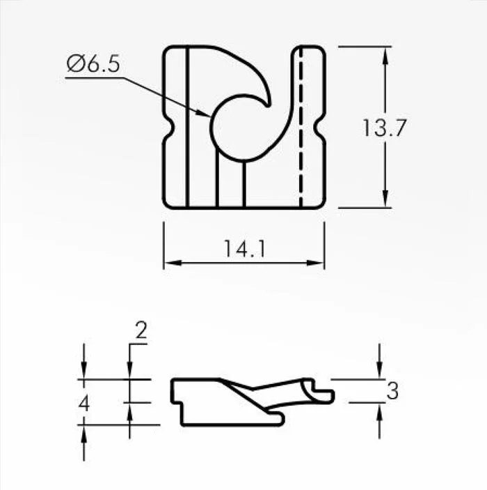 Trap Guides — technical drawing