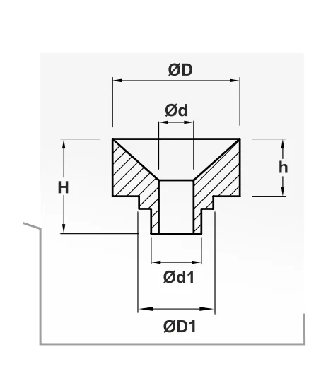 boncuk-kilavuzlar catalogue p.15 — dimension template (technical drawing)