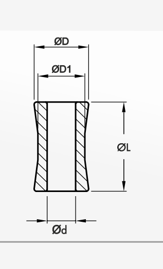 boru-kilavuzlar katalog s.7 — ölçü şablonu (teknik çizim)