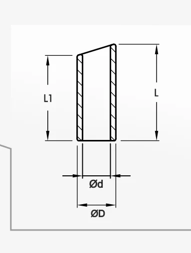 boru-kilavuzlar katalog s.8 — ölçü şablonu (teknik çizim)