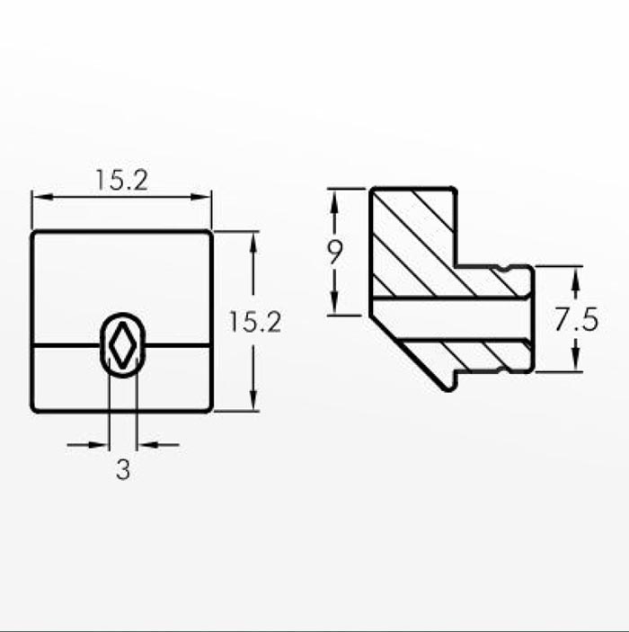 Slipper Guides — technical drawing