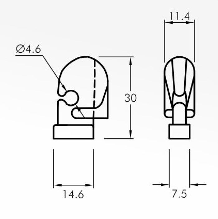 Trap Guides — technical drawing