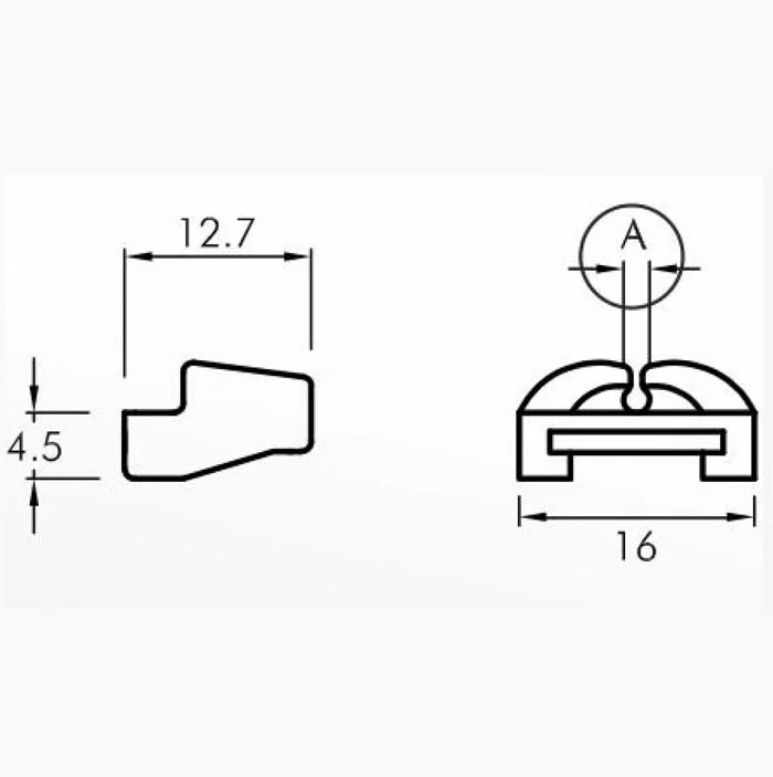 Slipper Guides — technical drawing