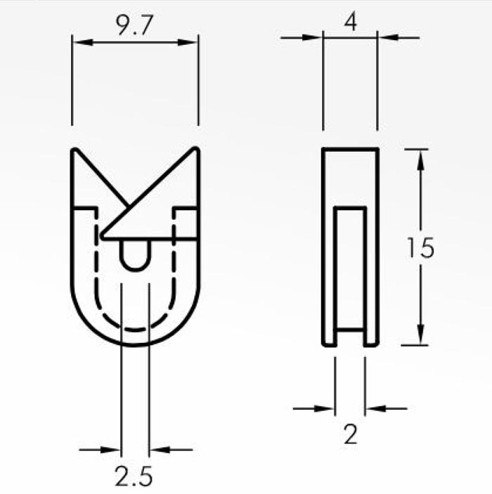 Trap Guides — technical drawing
