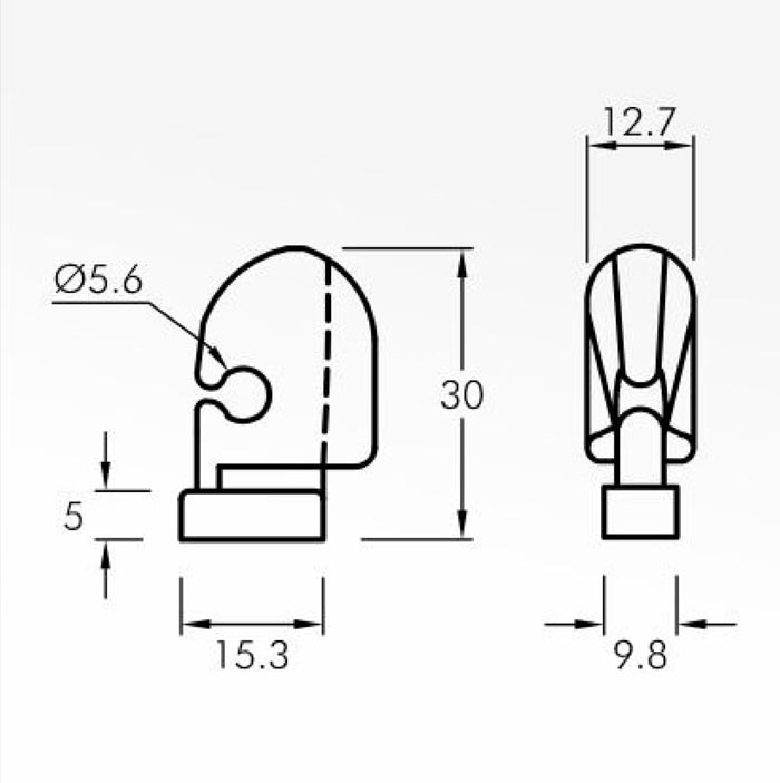 Trap Guides — technical drawing