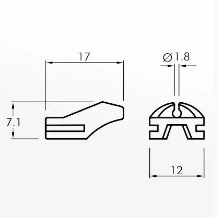 Slipper Guides — technical drawing