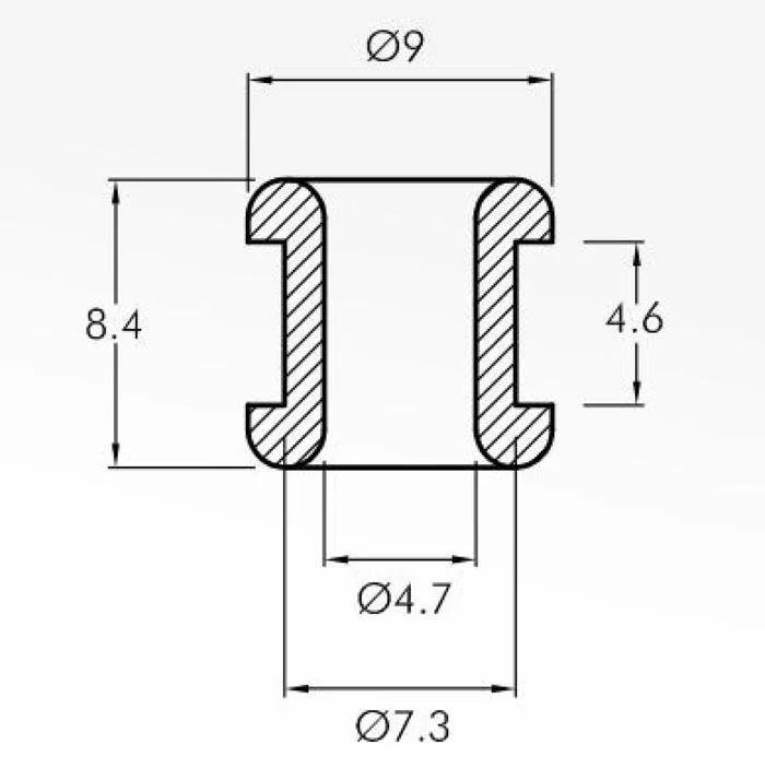 ER.02.112 Rolling Guide — Technical drawing