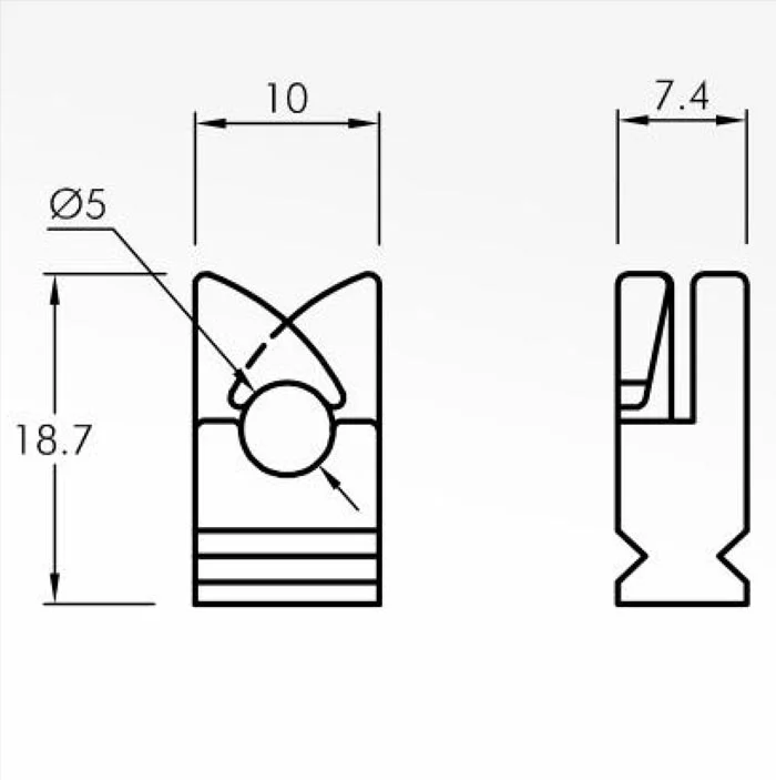 Trap Guides — technical drawing
