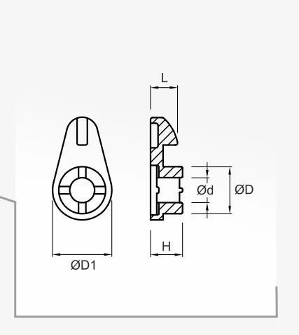ozel-kilavuzlar catalogue p.8 — dimension template (technical drawing)