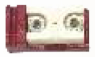 Air-jet intermingling ceramic (row 3) — claret red